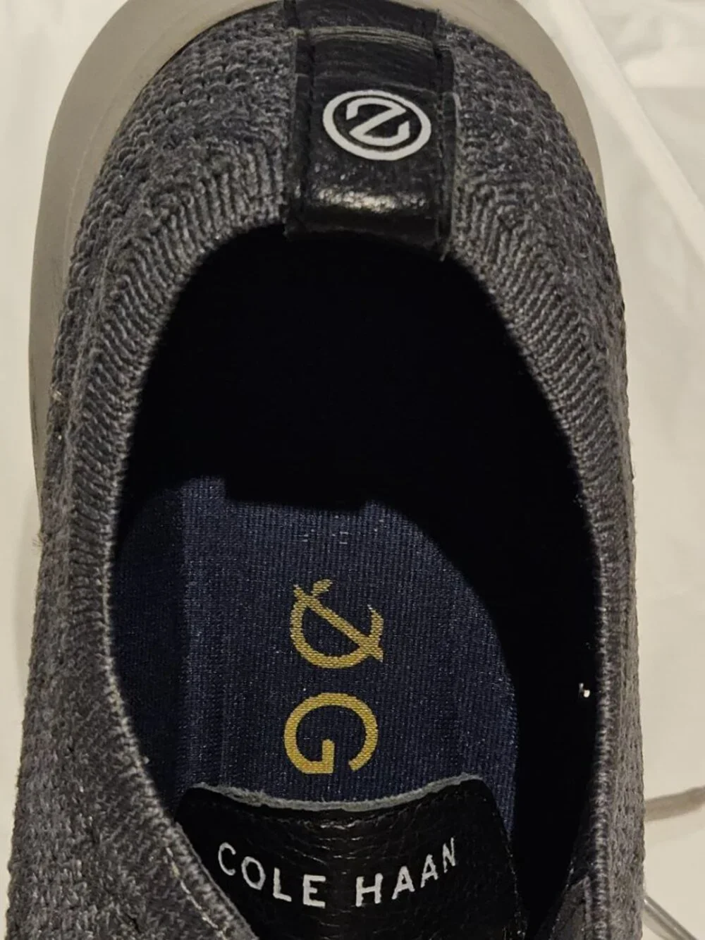 Cole Haan 2.ZERØGRAND Stitchlite Gray Knit Oxford Shoes